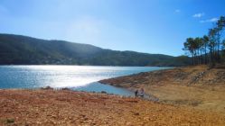 Zezere, Badestrand
