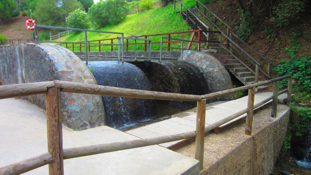 gestauter Fluss