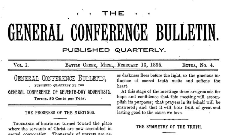 General Conference Bulletin 13. FEB 1895
