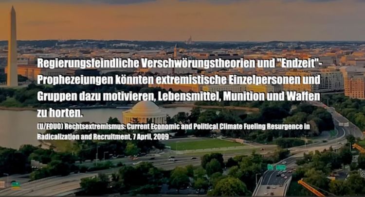 Israel, Dokument des US-Heimatschutz-Ministeriums und des FBI