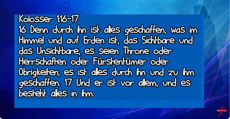 Kolosser 1:16-17