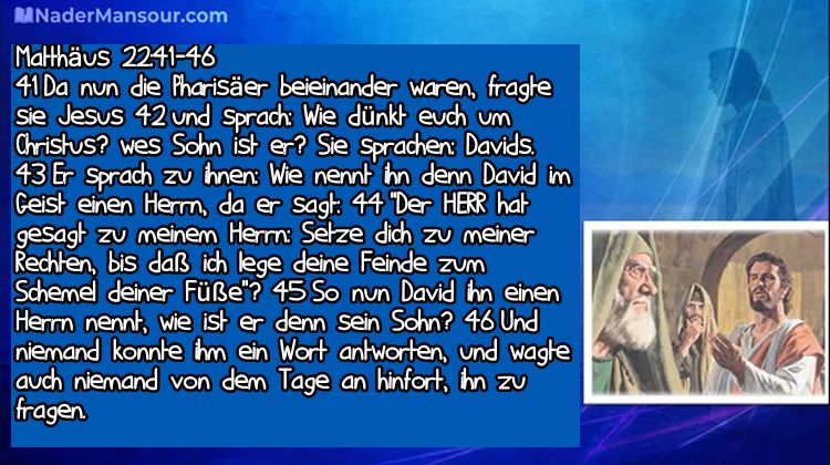 Matthus 22:41-46