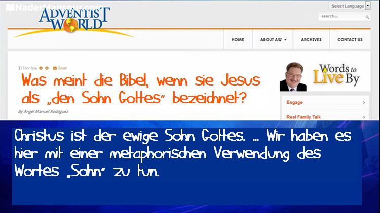 Adventist World, was meint die Bibel...